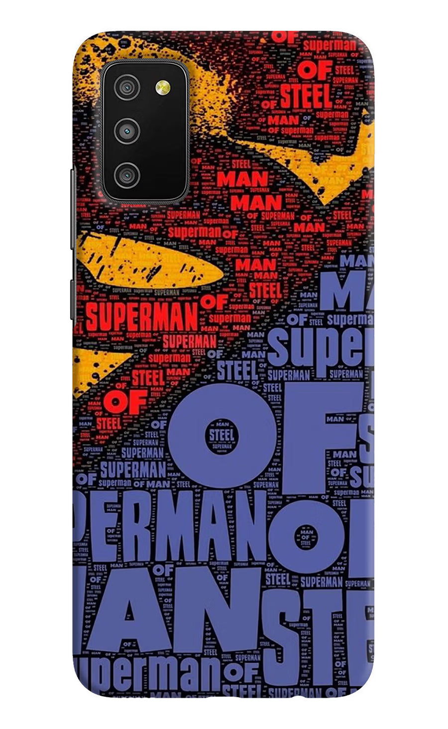 Superman Samsung M02s Back Cover, Hard case