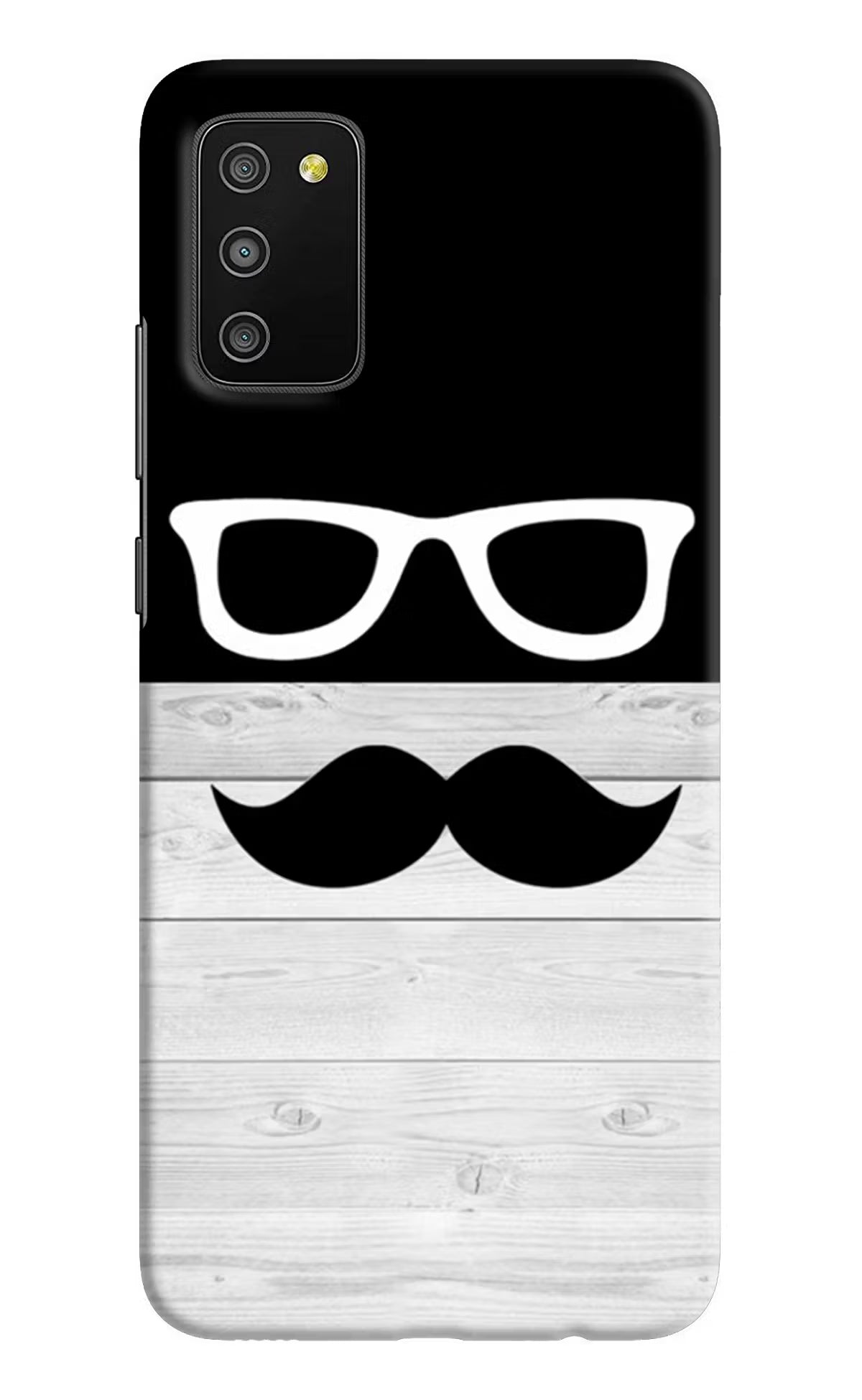 Mustache Samsung M02s Hard Case Back Cover by Casekaro