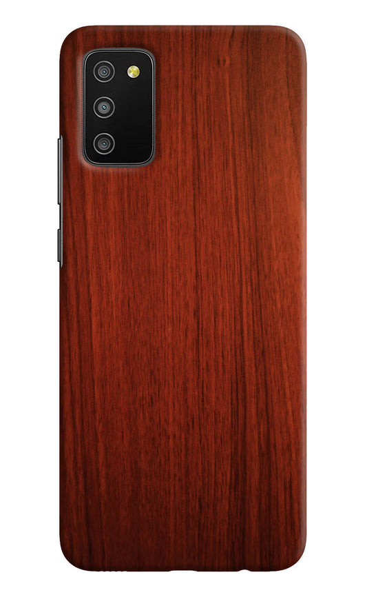 Wooden Plain Pattern Samsung M02s Hard Case Back Cover by Casekaro