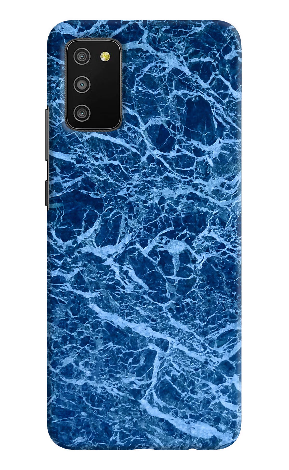 Blue Marble Samsung M02s Hard Case Back Cover by Casekaro