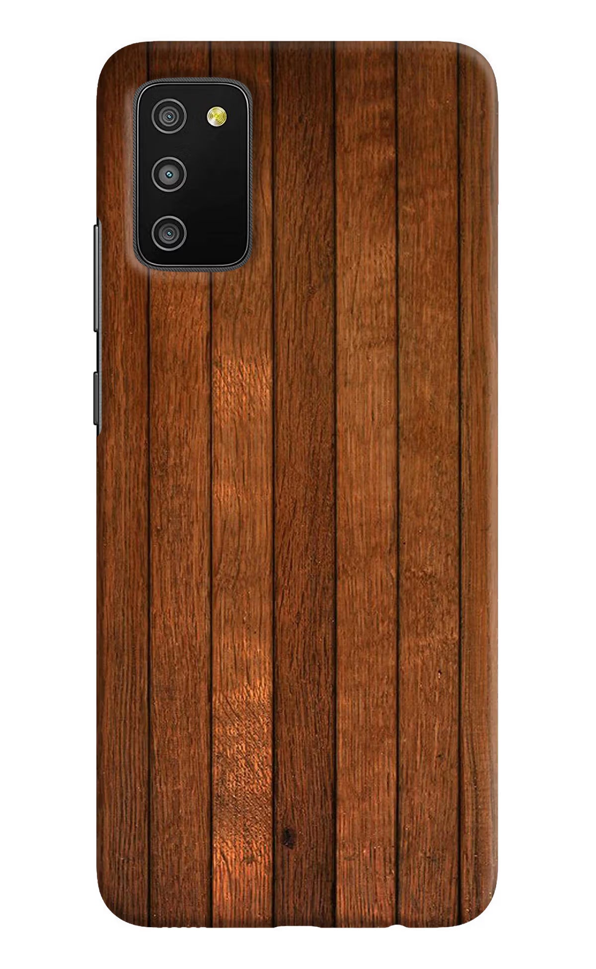 Wooden Artwork Bands Samsung M02s Hard Case Back Cover by Casekaro