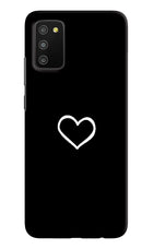 Heart Samsung M02s Hard Case Back Cover by Casekaro