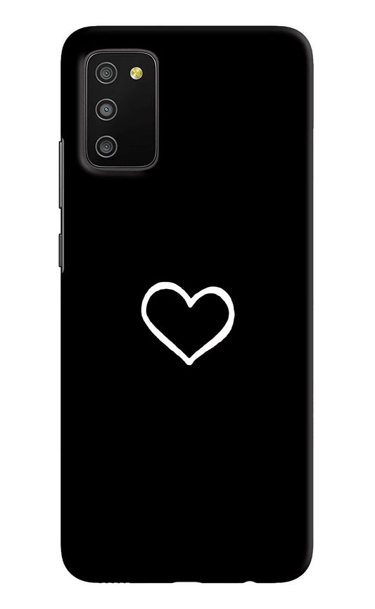 Heart Samsung M02s Hard Case Back Cover by Casekaro