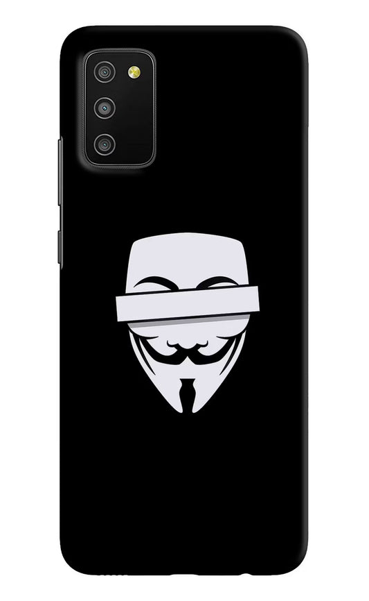 Anonymous Face Samsung M02s Hard Case Back Cover by Casekaro