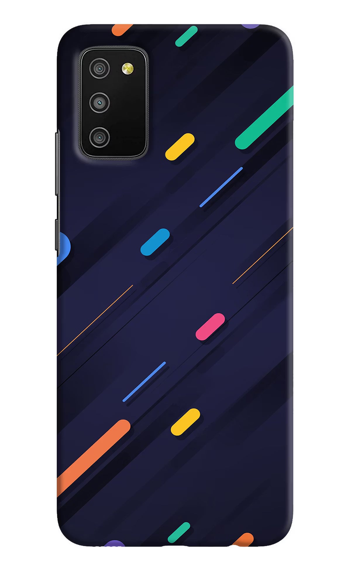 Abstract Design Samsung M02s Hard Case Back Cover by Casekaro