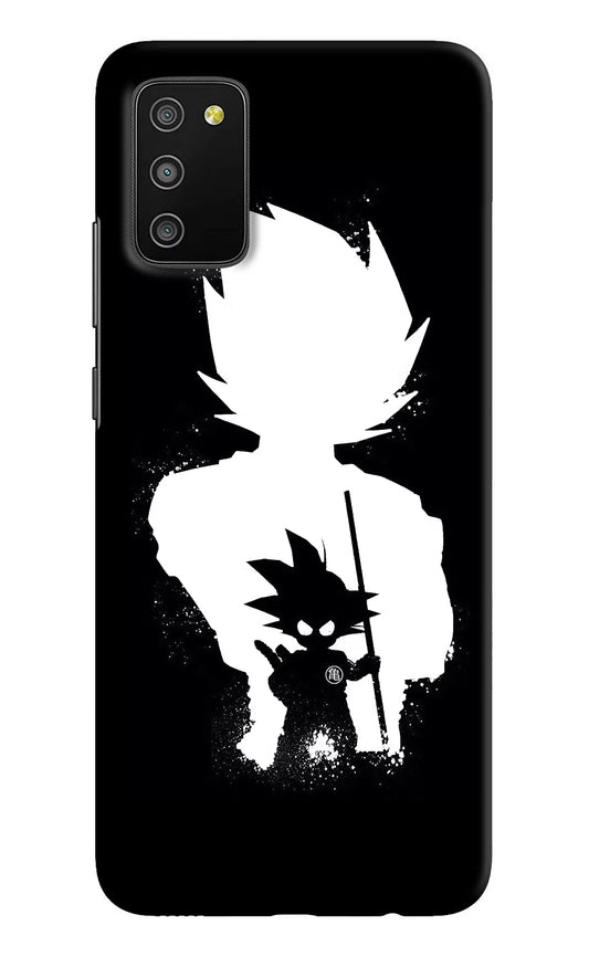 Goku Shadow Samsung M02s Hard Case Back Cover by Casekaro
