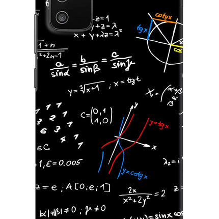 Mathematics Formula Samsung M02s Hard Case Back Cover by Casekaro