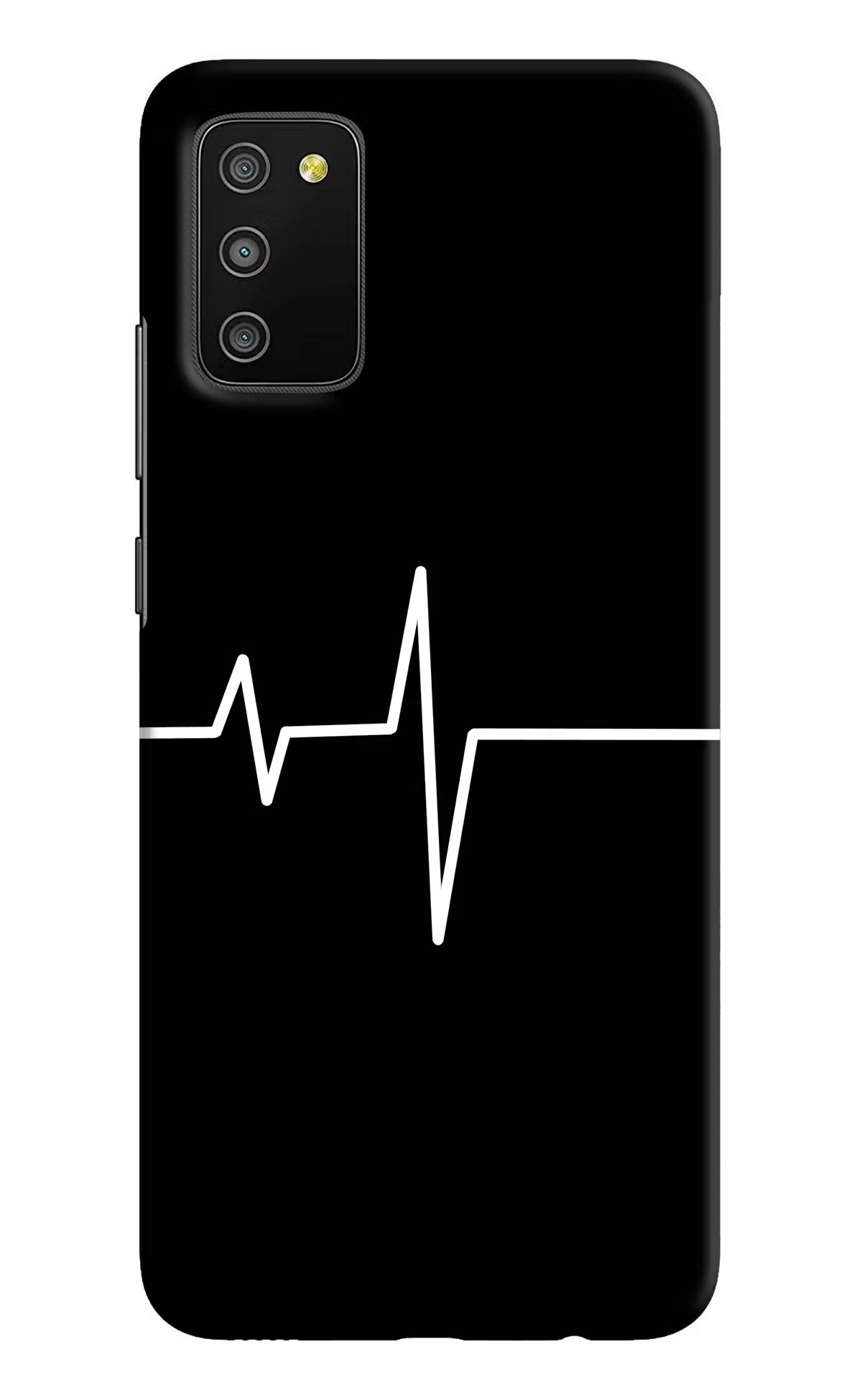 Heart Beats Samsung M02s Hard Case Back Cover by Casekaro