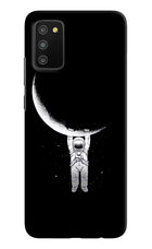 Moon Space Samsung M02s Hard Case Back Cover by Casekaro