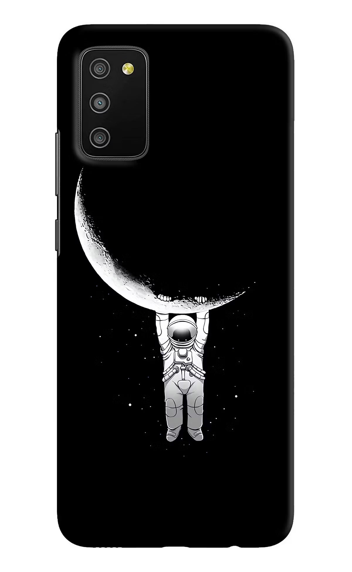 Moon Space Samsung M02s Hard Case Back Cover by Casekaro