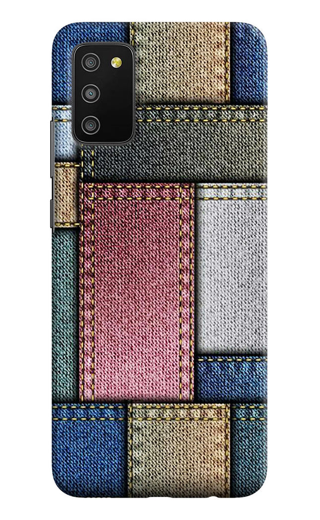 Multicolor Jeans Samsung M02s Hard Case Back Cover by Casekaro
