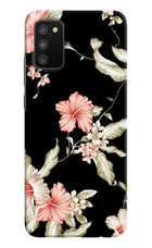 Flowers Samsung M02s Hard Case Back Cover by Casekaro