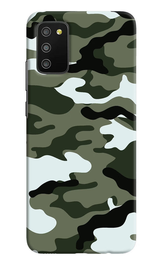 Camouflage Samsung M02s Hard Case Back Cover by Casekaro