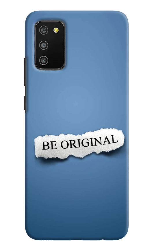 Be Original Samsung M02s Hard Case Back Cover by Casekaro