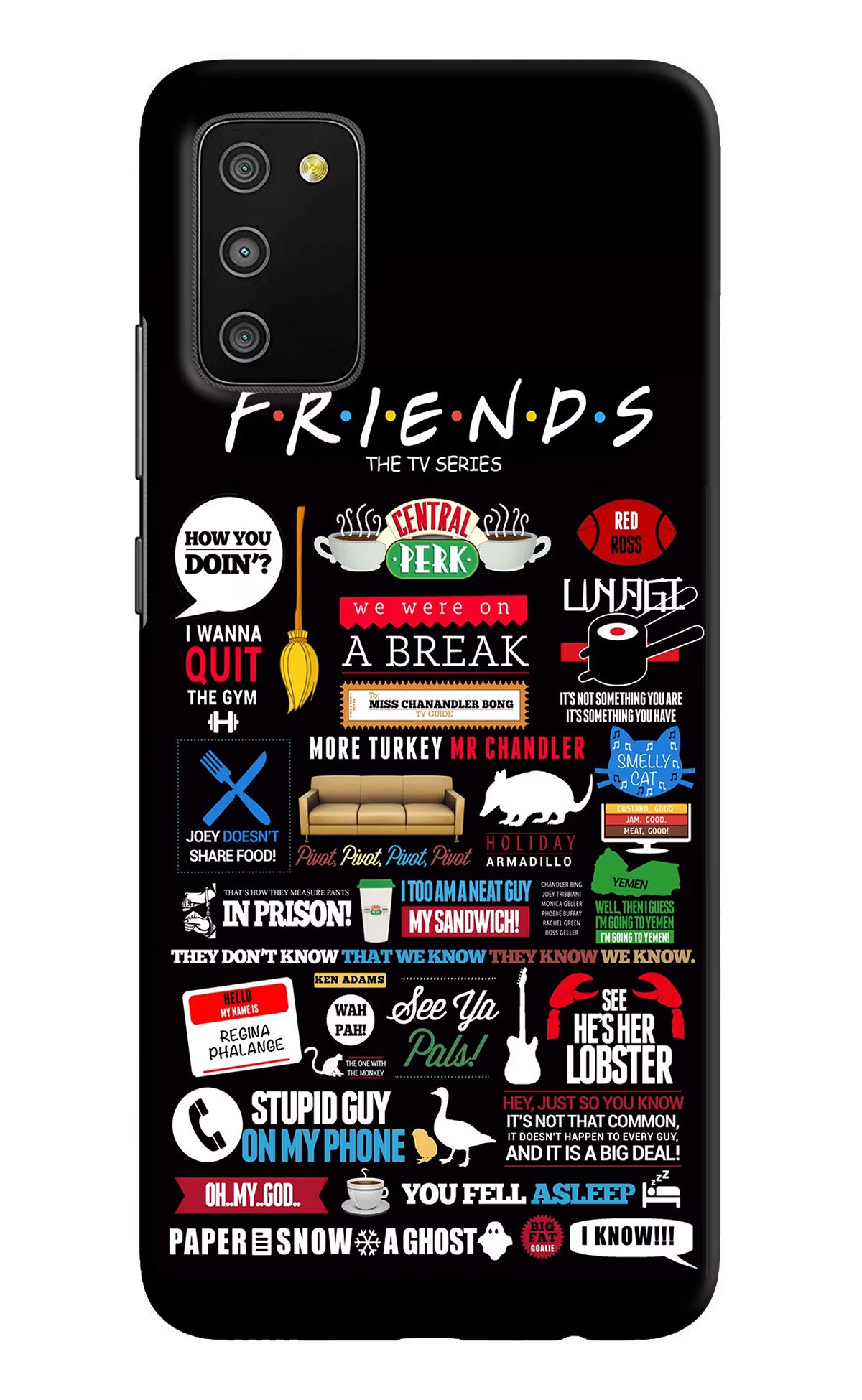 FRIENDS Samsung M02s Hard Case Back Cover by Casekaro