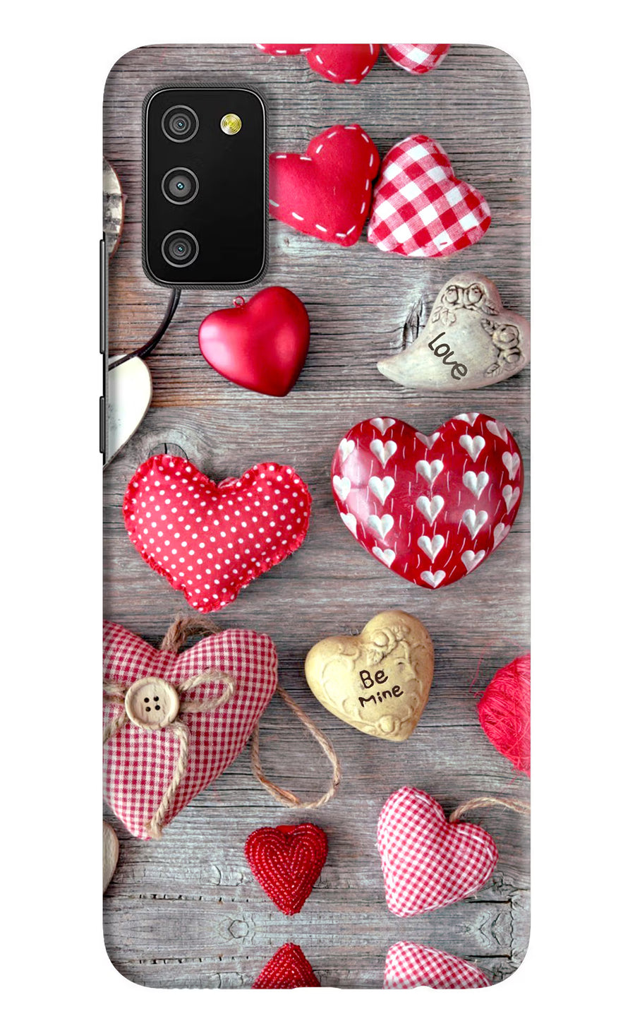 Love Wallpaper Samsung M02s Back Cover, Hard case