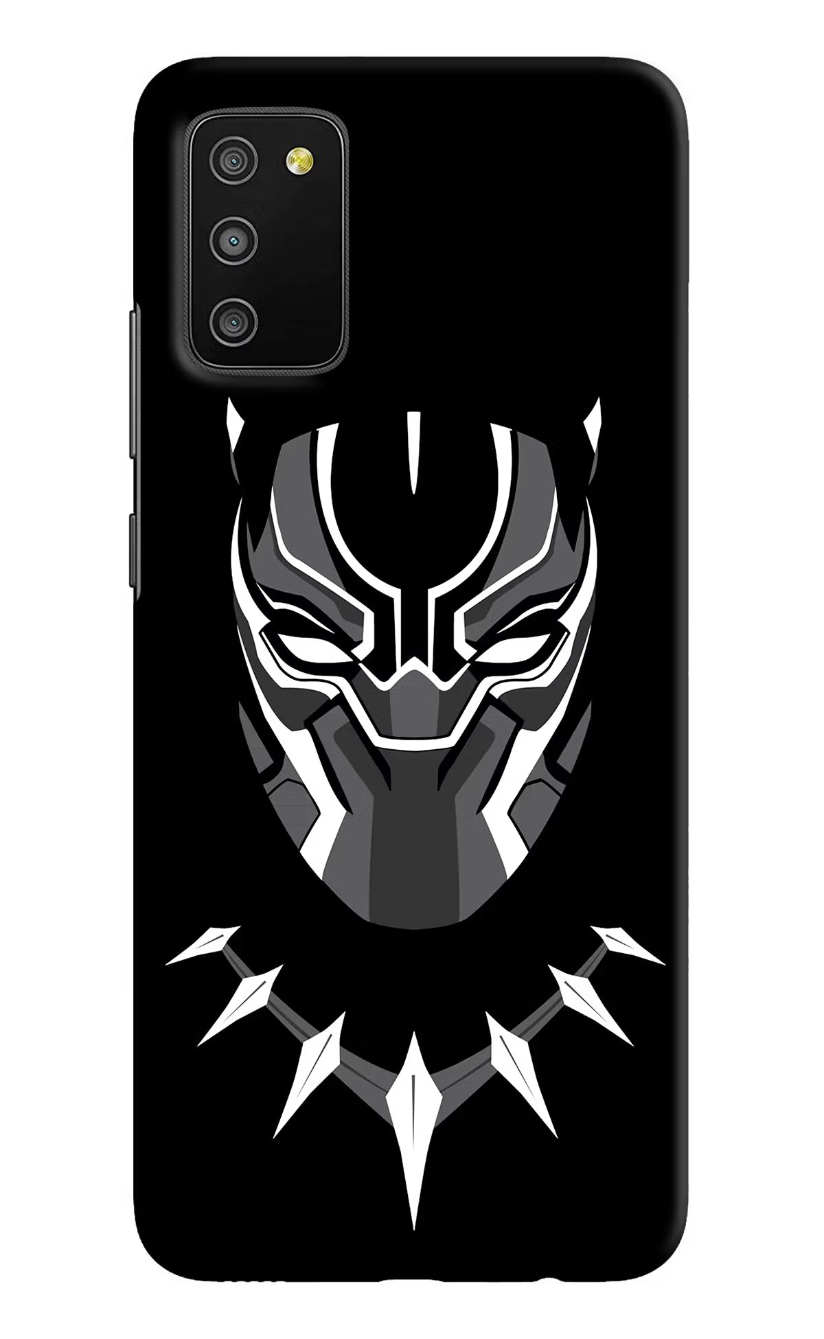 Black Panther Samsung M02s Hard Case Back Cover by Casekaro