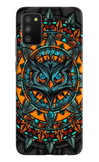 Angry Owl Art Samsung M02s Hard Case Back Cover by Casekaro