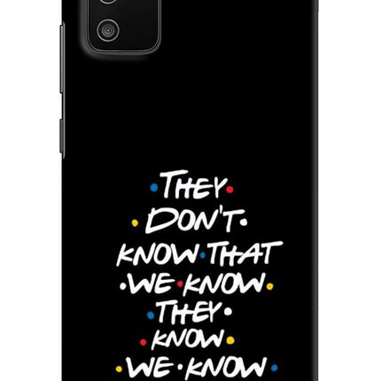 FRIENDS Dialogue Samsung M02s Hard Case Back Cover by Casekaro