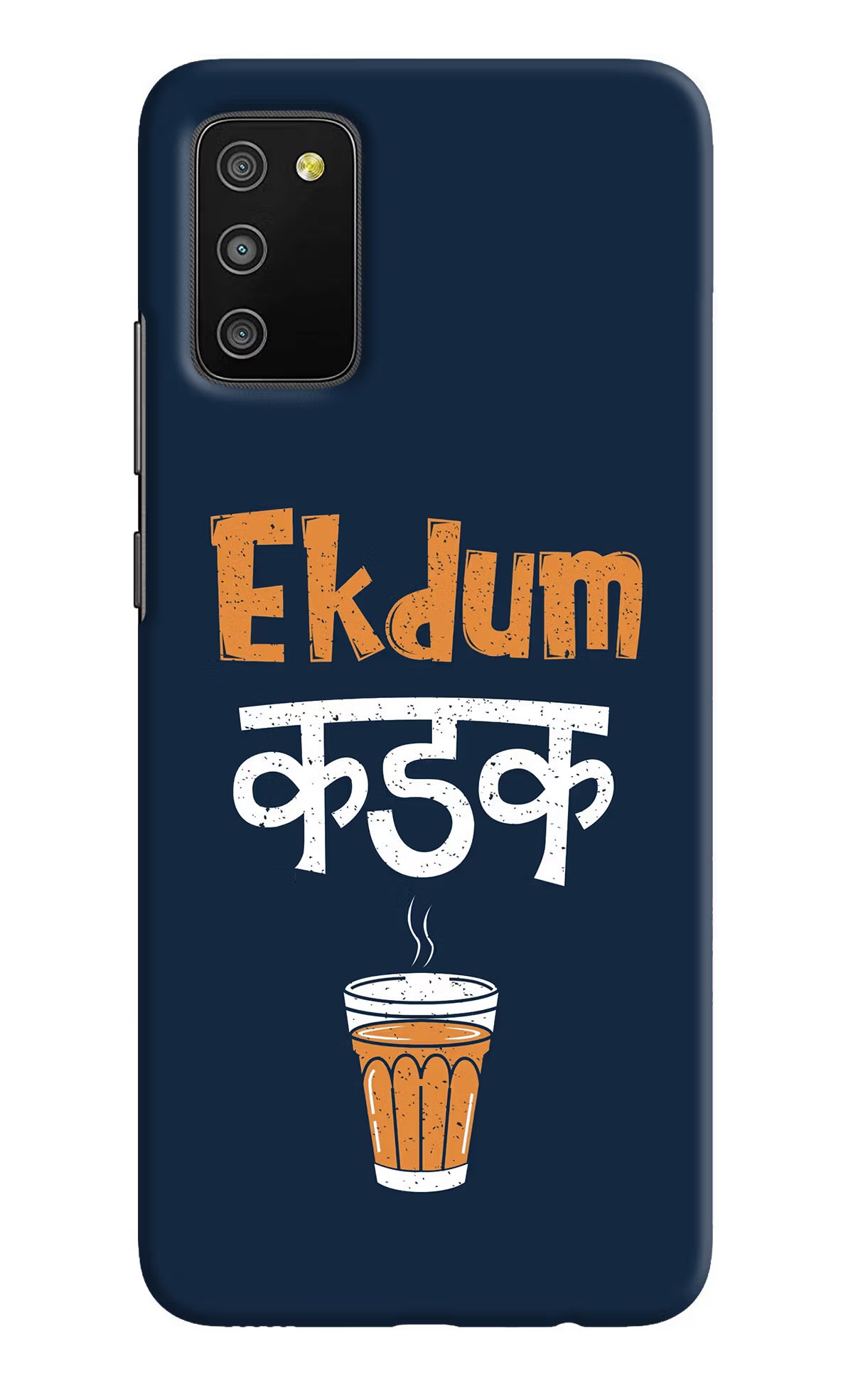 Ekdum Kadak Chai Samsung M02s Hard Case Back Cover by Casekaro