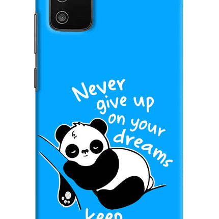 Keep Sleeping Samsung M02s Hard Case Back Cover by Casekaro