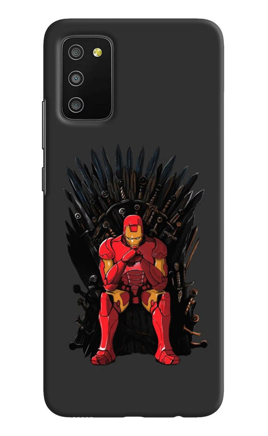 Ironman Throne Samsung M02s Hard Case Back Cover by Casekaro