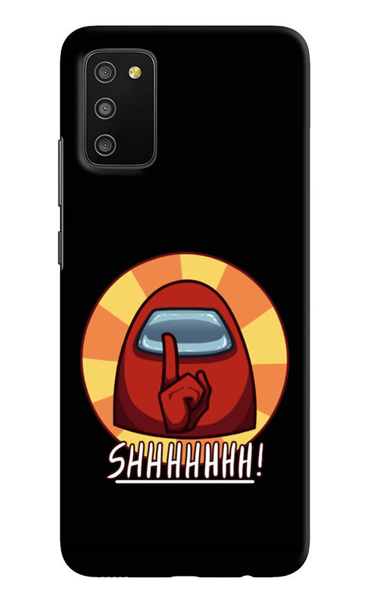 Among Us Shhh! Samsung M02s Hard Case Back Cover by Casekaro