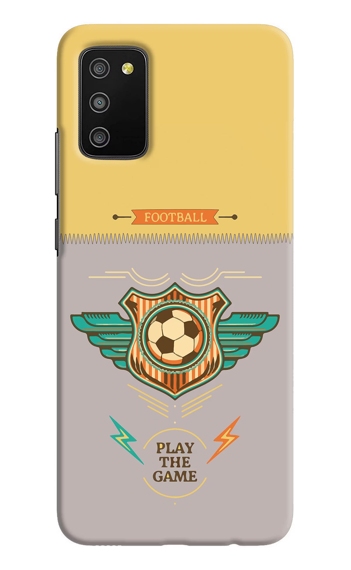 Football Samsung M02s Hard Case Back Cover by Casekaro