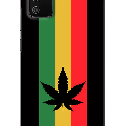 Weed Flag Samsung M02s Hard Case Back Cover by Casekaro