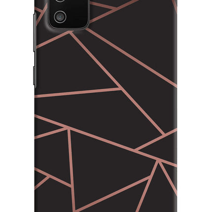 Geometric Pattern Samsung M02s Hard Case Back Cover by Casekaro