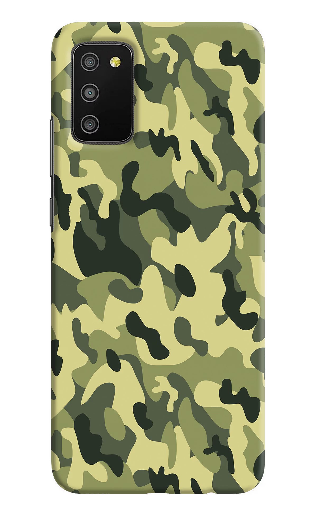 Camouflage Samsung M02s Hard Case Back Cover by Casekaro
