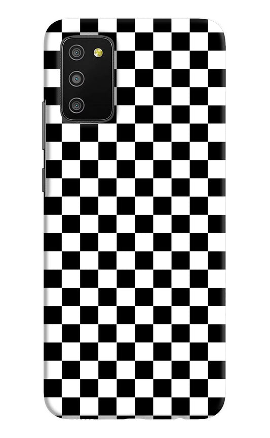 Chess Board Samsung M02s Hard Case Back Cover by Casekaro