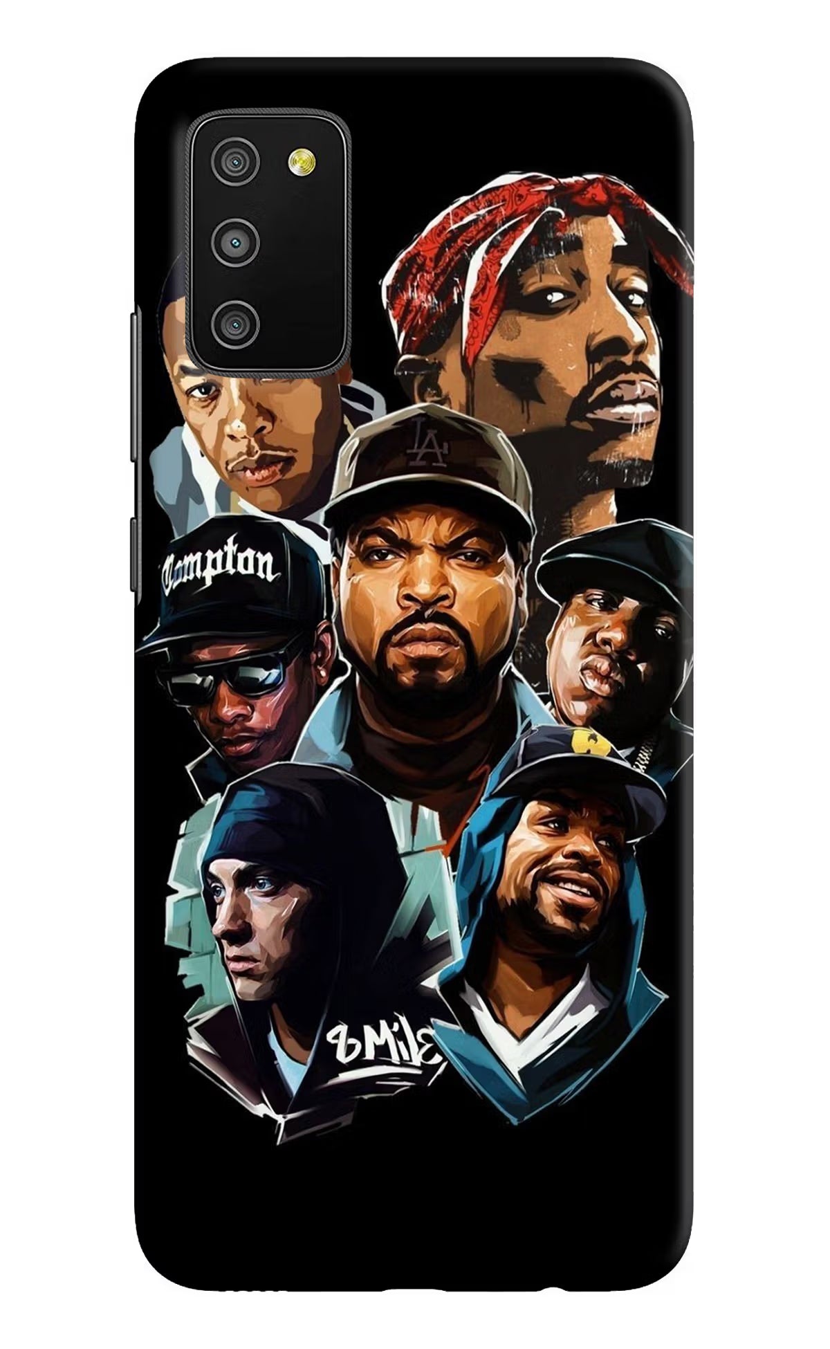 Rappers Samsung M02s Hard Case Back Cover by Casekaro