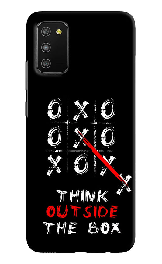 Think out of the BOX Samsung M02s Hard Case Back Cover by Casekaro
