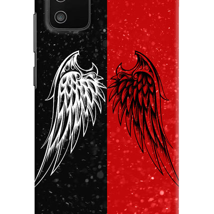 Wings Samsung M02s Hard Case Back Cover by Casekaro