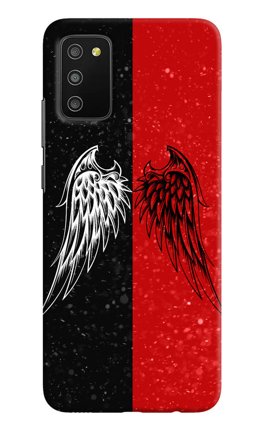 Wings Samsung M02s Hard Case Back Cover by Casekaro