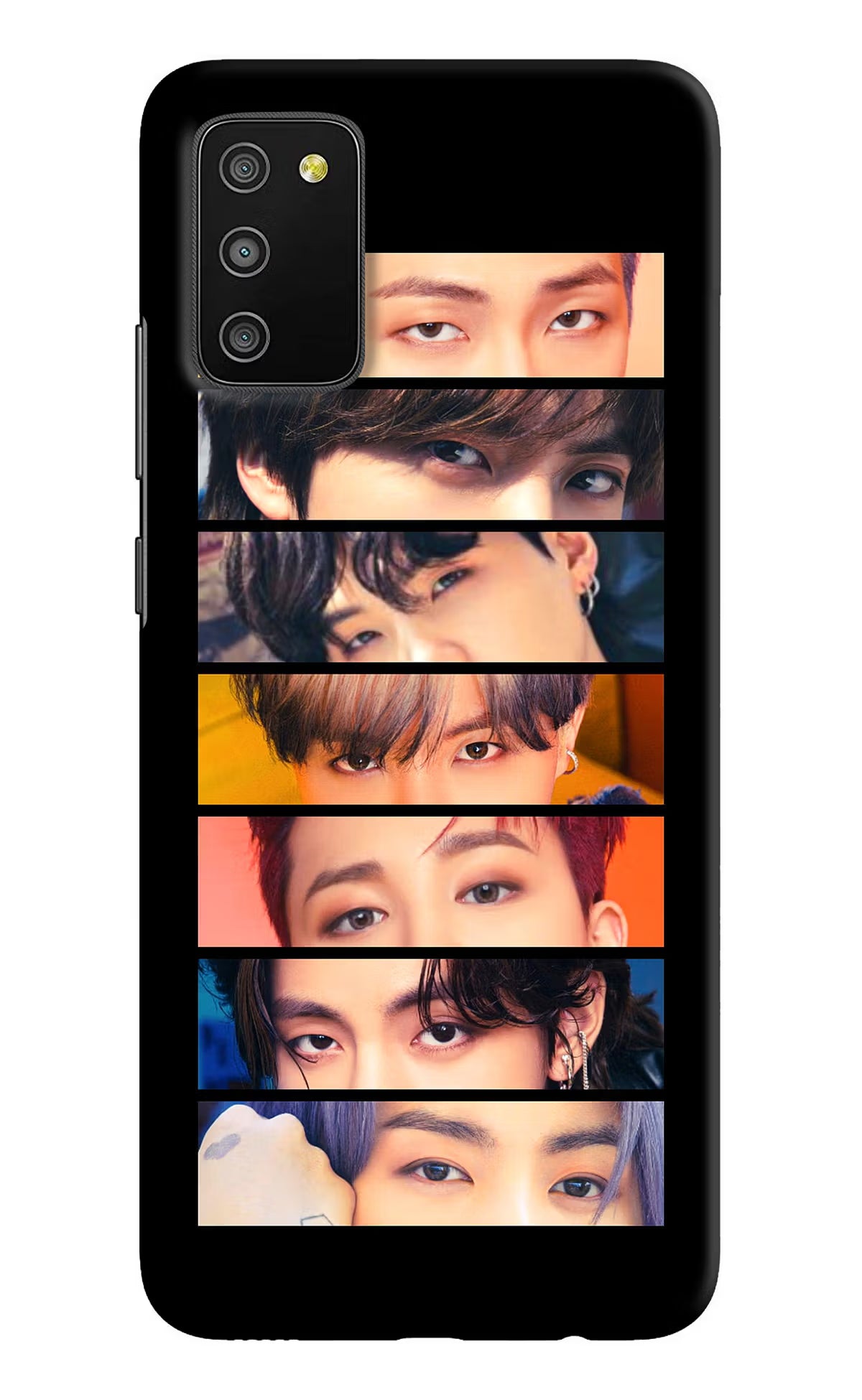 BTS Eyes Samsung M02s Hard Case Back Cover by Casekaro