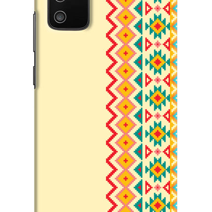 Ethnic Seamless Samsung M02s Hard Case Back Cover by Casekaro