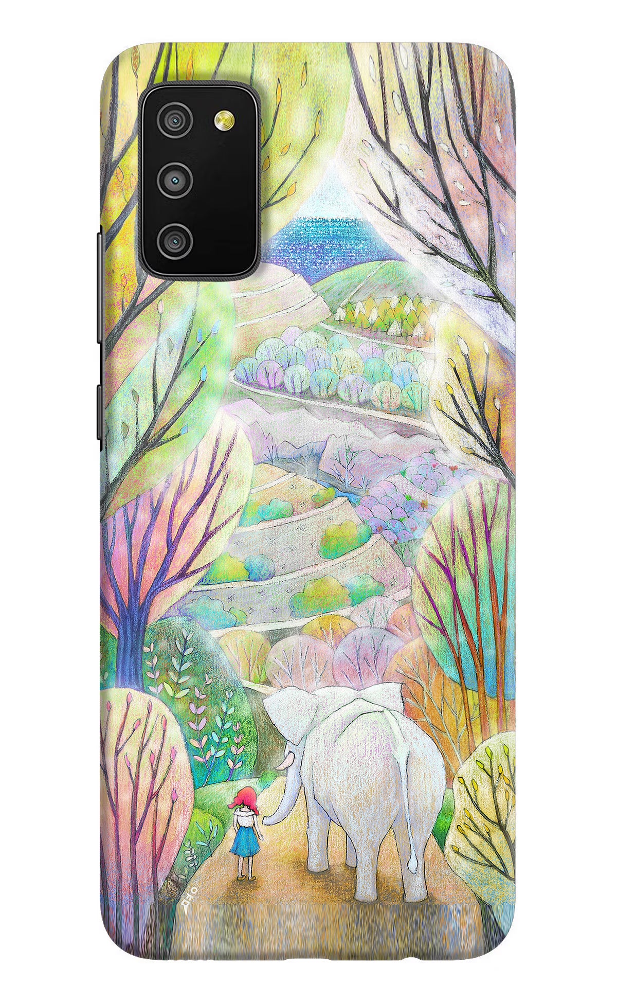 Nature Painting Samsung M02s Hard Case Back Cover by Casekaro