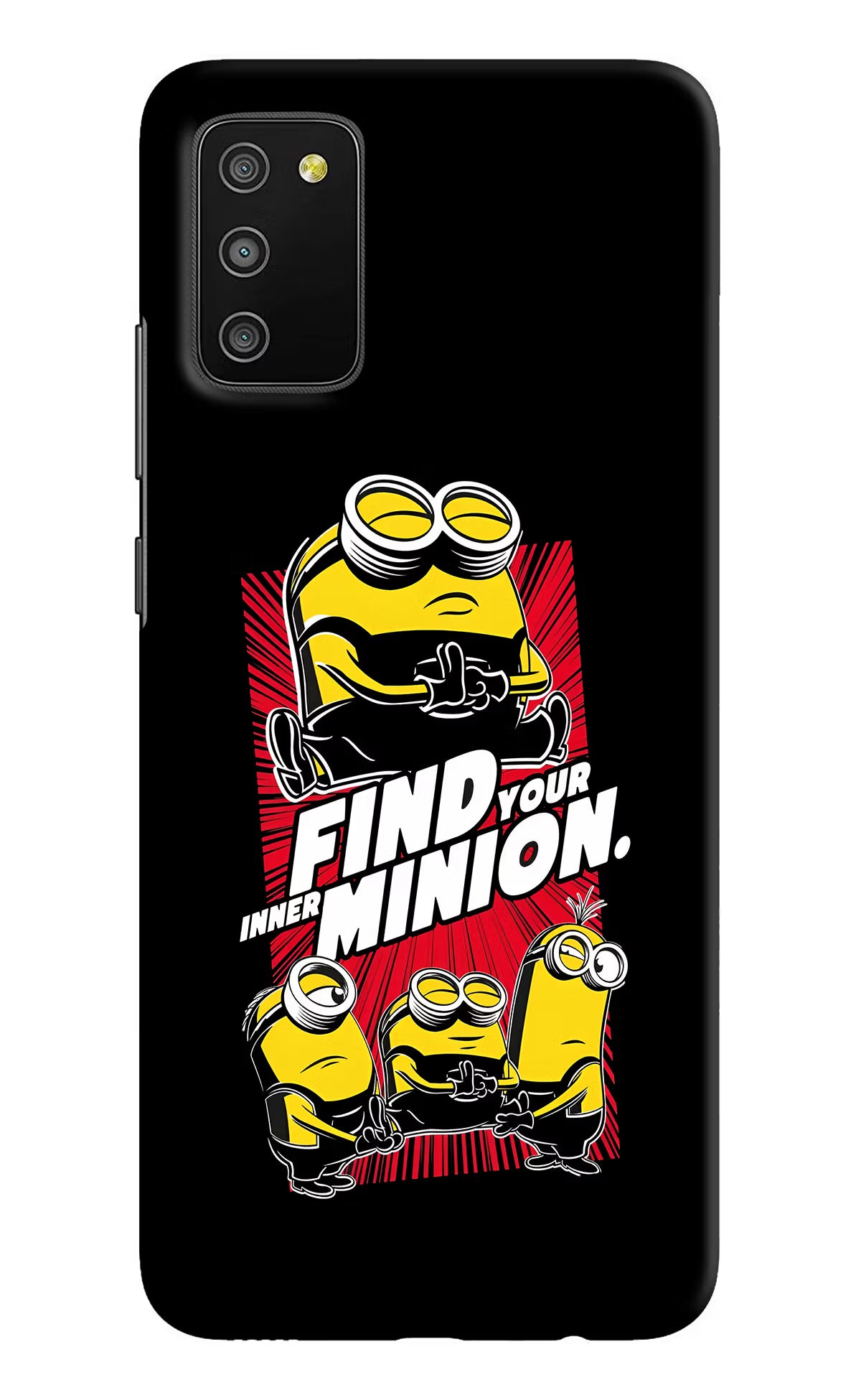 Find your inner Minion Samsung M02s Hard Case Back Cover by Casekaro