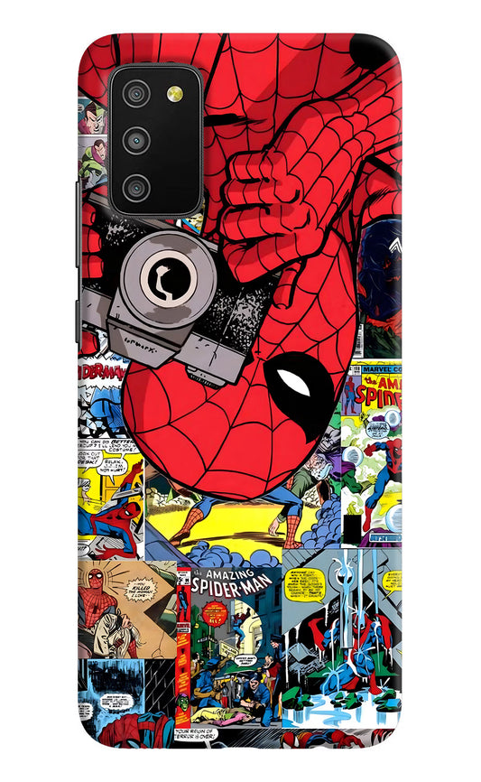 Spider Man Samsung M02s Hard Case Back Cover by Casekaro