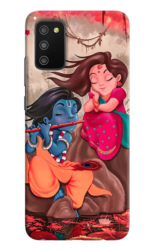 Radhe Krishna Samsung M02s Hard Case Back Cover by Casekaro