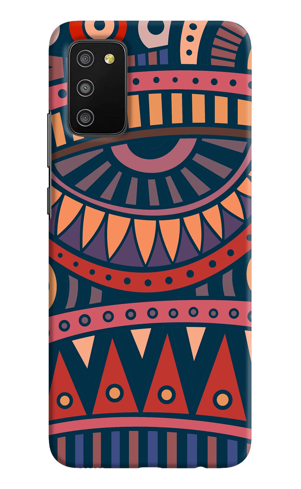 African Culture Design Samsung M02s Hard Case Back Cover by Casekaro