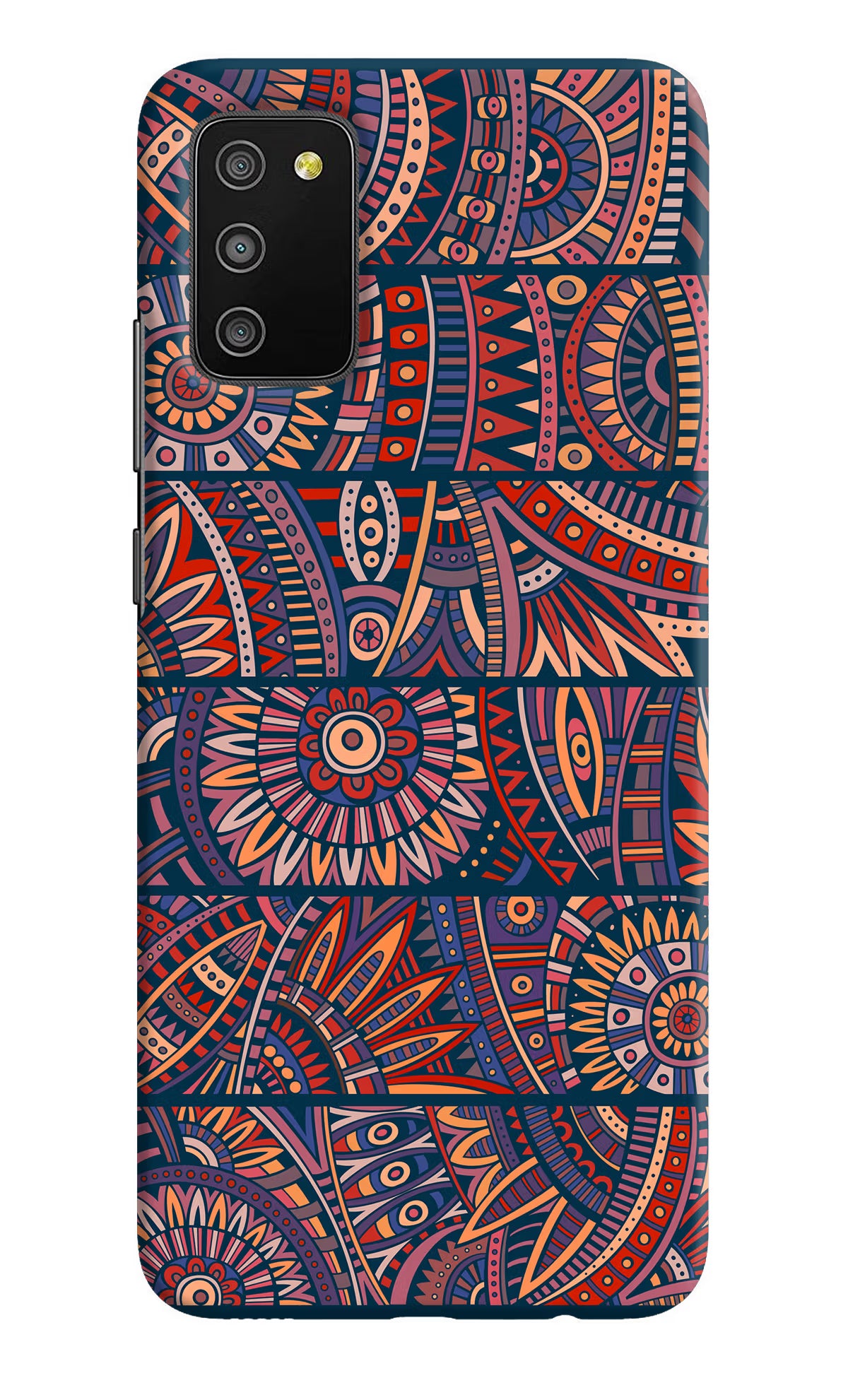 African Culture Design Samsung M02s Hard Case Back Cover by Casekaro