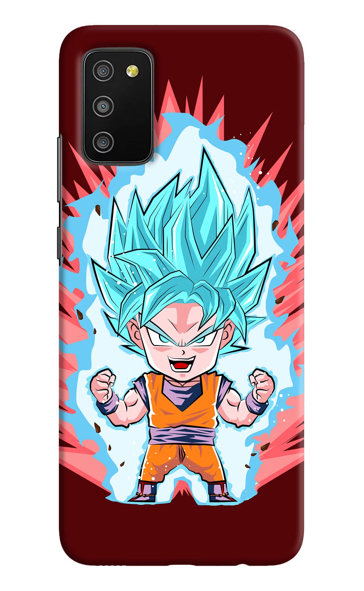 Goku Little Samsung M02s Hard Case Back Cover by Casekaro