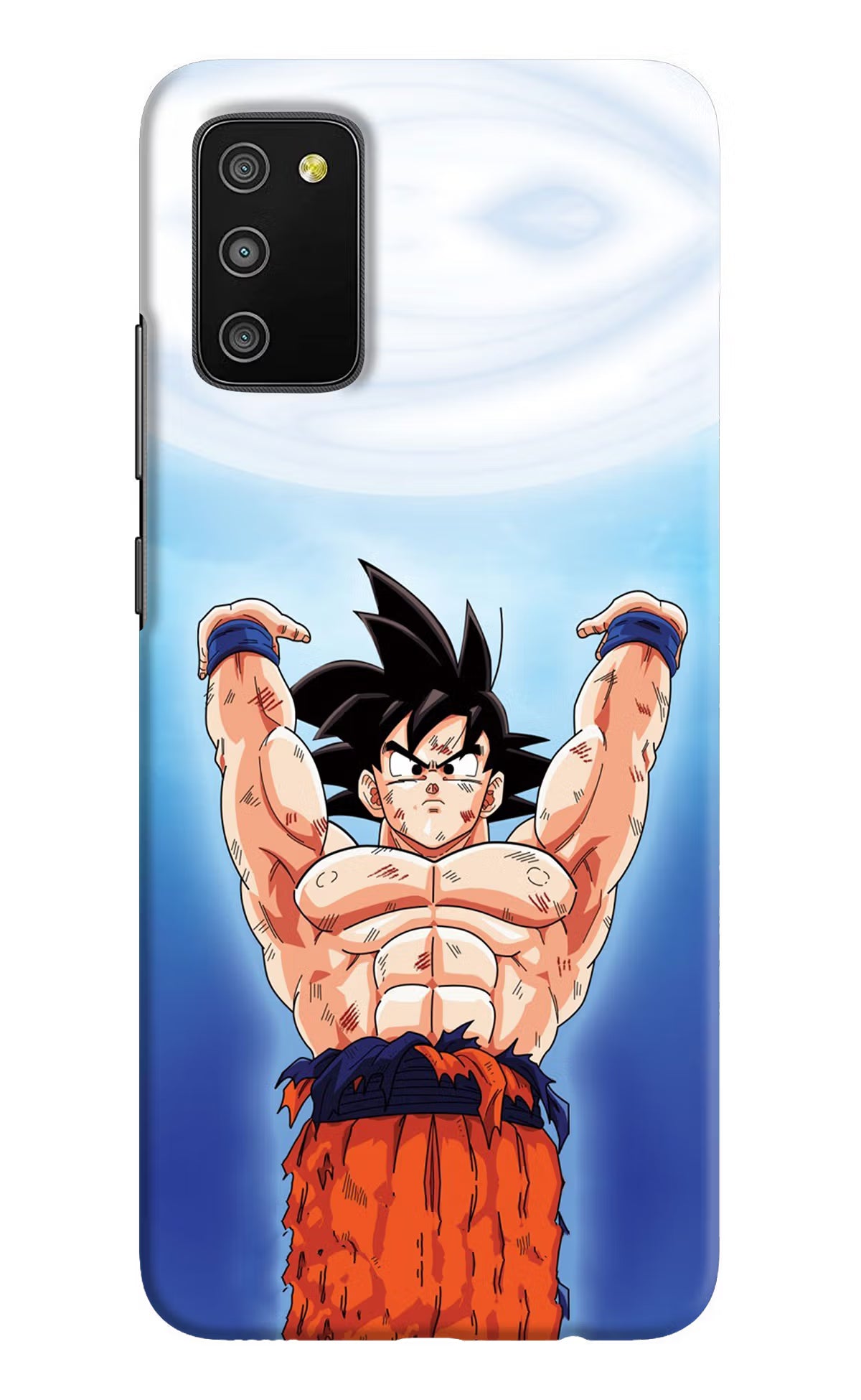 Goku Power Samsung M02s Hard Case Back Cover by Casekaro