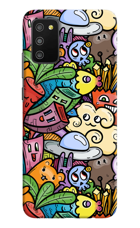 Veggie Doodle Samsung M02s Hard Case Back Cover by Casekaro