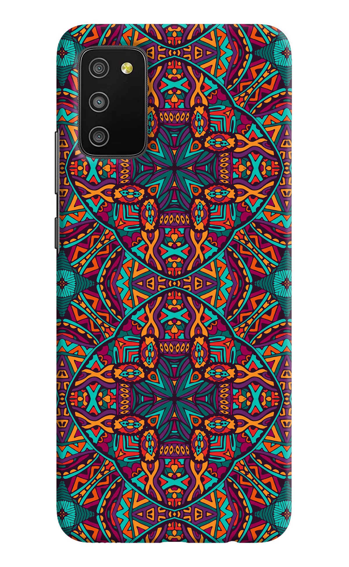 Colour Mandala Samsung M02s Hard Case Back Cover by Casekaro