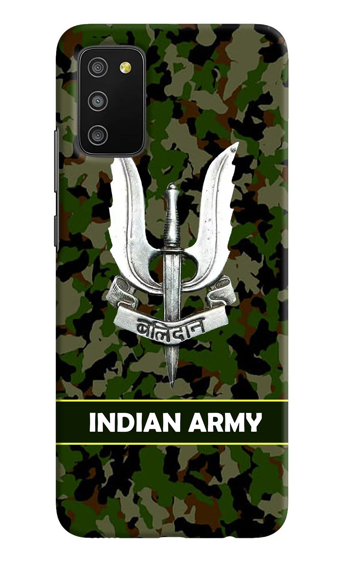 Balidan Indian Logo Samsung M02s Hard Case Back Cover by Casekaro