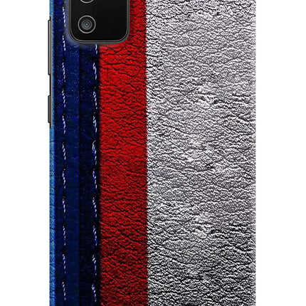 BMW Stripes Samsung M02s Hard Case Back Cover by Casekaro
